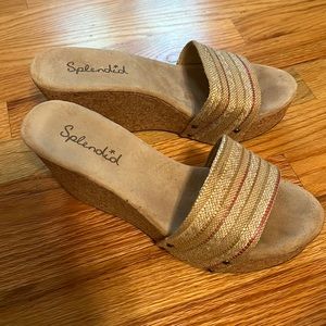 Anthropologie wedge sandal 9.5